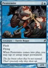 1x Pestermite - Foil Moderate Play, English Lorwyn MTG Magic