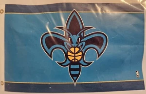 New Orleans Hornets NBA Basketball 3' X 5' Banner Flag Wincraft Hugo The Hornet - Picture 1 of 2