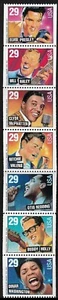 Panel 29c Rock & Roll Rhythm & Blues US 2731-2737 (7 sellos) MNH 1993 - Imagen 1 de 1