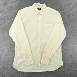 Vintage Gitman Big & Tall Shirt Men 17.5-40T Long Sleeve Button Up Yellow USA - Picture 1 of 13