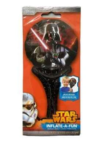 STAR WARS INFLATE A FUN FOIL BALLOON. AIR ONLY BY ANAGRAM. 15cm x 30cm - PK OF 4 - Picture 1 of 2