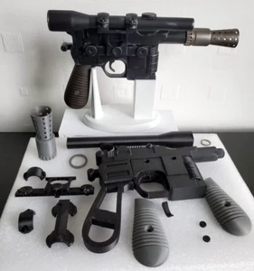 Han Solo DL-44 Star Wars 3D gedrucktes Bausatz Modell ungebaut Cosplay Requisite - Bild 1 von 15