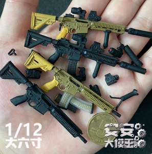 1/12 Male Soldier HK416A5 Gun Model 6'' SHF Notaman Action Figures - Picture 1 of 12