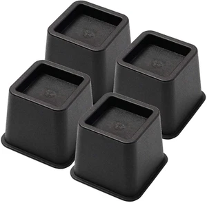 Bed Risers 3 Inch, Heavy Duty Square Furniture Frame Lift for Couch, Chair, Desk - Picture 1 of 12