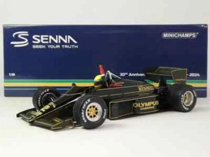 1/18 Minichamps 1986 Lotus 97T Senna First Win Rain Tires 540853872 READ ME - Picture 1 of 10