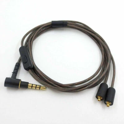 1.2M MMCX Audio Extension Cable For SONY XBA-N3AP XBA-N1AP Headphone 3.5mm Jack - Image 1 of 4
