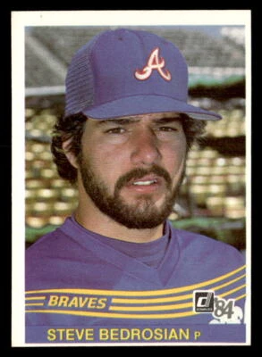 Steve Bedrosian 1984 Donruss  Card #565 Atlanta Braves - Image 1 of 2