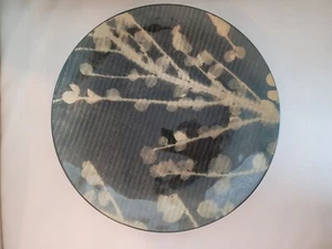 Annieglass Platter,Brown and Gold Leaves,Very Limited Edition,33/33! - Picture 1 of 4