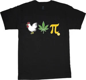 Funny Weed Shirts Chicken Pot Pie Funny Saying Pot Leaf Cannabis 420 T-shirt Men - Picture 1 of 2