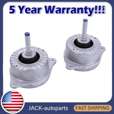 FOR PORSCHE 911 996 CARERRA 1999-2005 PAIR SET OF 2 ENGINE MOUNTS 99337504908 US - Image 1 of 4