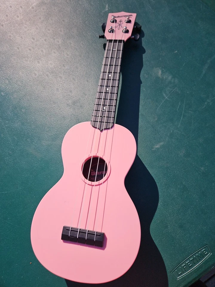 The Waterman By KALA KA SWB PK Matte Pink Concert Ukulele - Image 1 of 4