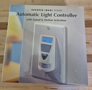 Sharper Image Automatic Light Controller Sound & Motion Si648 WHT Brandneu - Bild 1 von 3