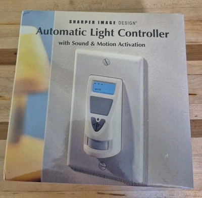 Sharper Image Automatic Light Controller Sound & Motion Si648 WHT Brand New - Image 1 of 3