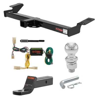 Curt Class 3 Trailer Hitch Tow Package w/ 2" Ball for Toyota RAV4 Foto 1 de 4