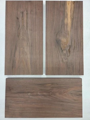 Juego único de 3 losas de madera de nogal de 15" muy geniales Foto 1 de 4