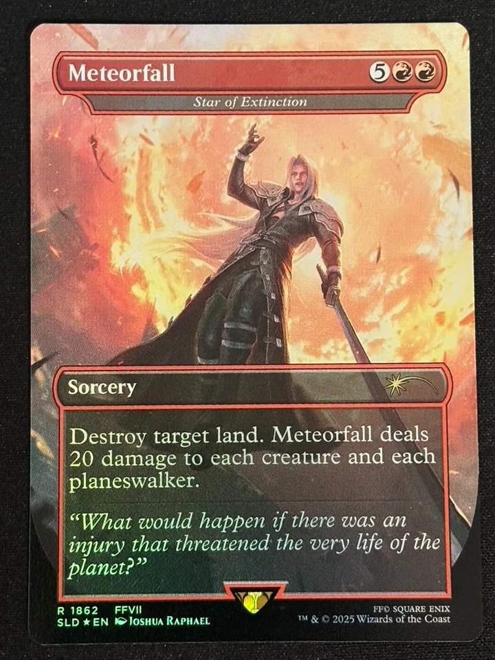1x MTG Meteorfall - Star of Extinction (Rainbow Foil) - (SLD) #1862 - Magic - Image 1 of 1