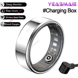 2025 Smart Ring Men Women 5ATM & IP68 Waterproof Health Monitoring Heart Rate Sl - Picture 1 of 18