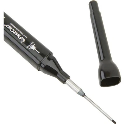 FastCap 2-in-1 Long Nosed & Chisel Tip Marker Black 28mm/1 1/8" - Image 1 of 3