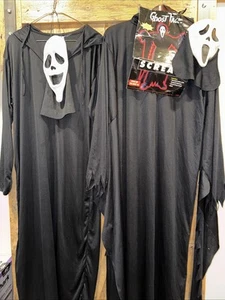 Vtg Scream Mask Gen 2? Halloween Fun World Ghost Face Shroud Easter Unlimited - Picture 1 of 24