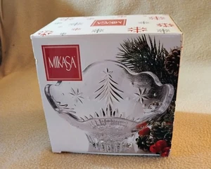 Mikasa Weihnachten Nacht Schüssel mit Fuß 6" - Bild 1 von 5