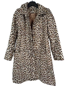 CAPPOTTO DONNA ARTIGIANALE S MACULATO LEOPARDATO FODERATO AUTUNNO INVERNO - Foto 1 di 11
