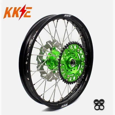 Rueda trasera única KKE2.15*19 para KAWASAKI KX125 KX250 1993-2002 BUJE CNC Foto 1 de 4