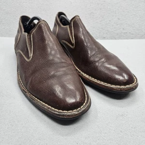 Cole Haan NikeAir Brown Leather Loafer Driving Shoes Mens Sz 11M Drivers Slip On - Picture 1 of 20