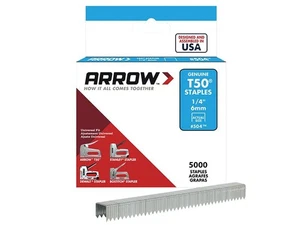 Arrow - T50 Heftklammern 6 mm (1/4 Zoll) Großpackung 5000 - Bild 1 von 1