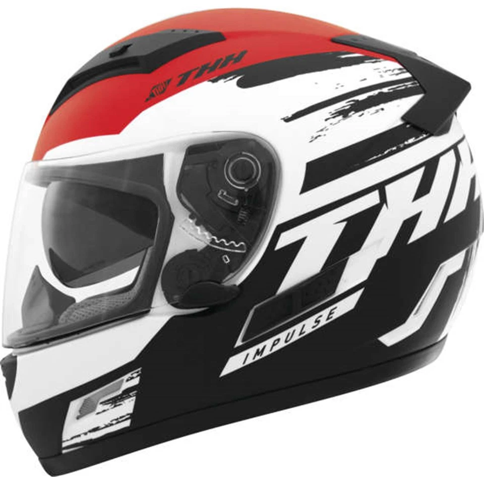 Casco THH Helmets TS-80 Impulse negro/rojo - 2X-grande 646589 Foto 1 de 3