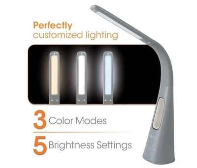 Abajur e ventilador de mesa OttLite Cool-Breeze - Imagem 1 de 4