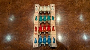 20 Vintage Westinghouse Logo C-6 Kegellampen in verschiedenen Farben alle getestet - Bild 1 von 6