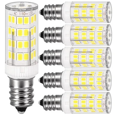 E12 Led Light Bulb 4W Equivalent 40W C7 Replacement Bulbs Clear Type B Candel... - Image 1 of 4