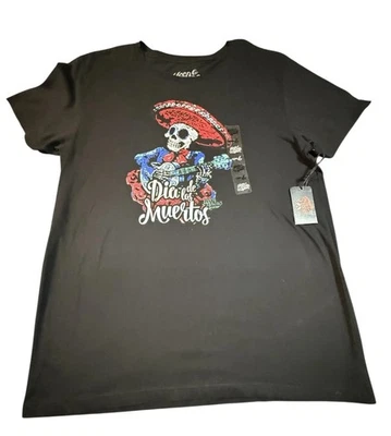 全新带标签 Moonshine Spirit Brad Paisley 黑色图形印花 T 恤,尺寸 L — 第 1/4 张图片