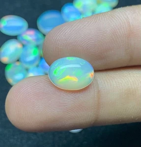 Natürlicher Äthiopischer Feueropal Cabochon, AAA++ Top Qualität 2,65 Crt Opal Welo Opal - Bild 1 von 7