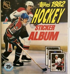 NEW NOS Topps 1982 hockey sticker album Wayne Gretzky cover Rookie Year - Bild 1 von 3