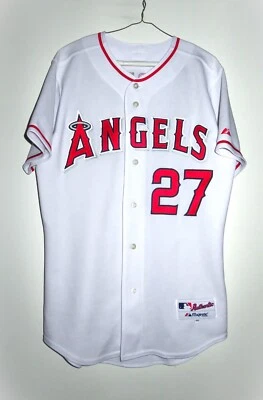 Camiseta Majestic Auténtica Los Angeles Angels of Anaheim Vladimir Guerrero 40 M Foto 1 de 4