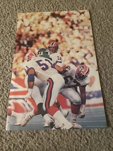 Vintage 1986 JIM KELLY Print Photo Magazine Clipping BUFFALO BILLS 1980s NFL - Picture 1 of 1