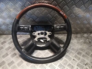 CHRYSLER 300C LX Black Leather Steering Wheel with Wood Trim 1AG561DVAA - Picture 1 of 4