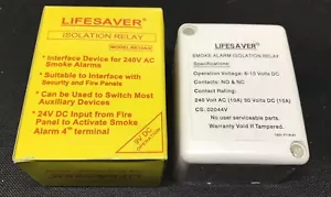 PSA Lifesaver RK10A/9 Smoke Alarm Isolation Relay - Fire & Security Alarm Panels - Picture 1 of 6