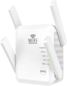 1200Mbps WiFi Range Extender Repeater Wireless Amplifier Router Signal Booster - Picture 1 of 7