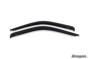 Window Deflectors For Peugeot Boxer 2014+ Adhesive Sun Rain Wind Protectors Van - Picture 1 of 6