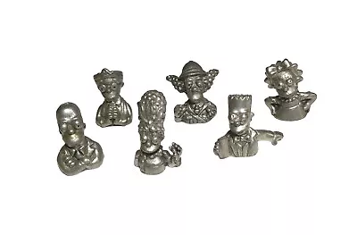 The Simpsons Clue Board Game - 1st Edition Metal Suspects 6 Replacement Pieces - Image 1 of 4