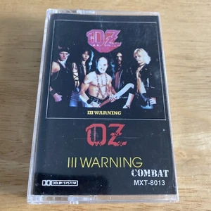 OZ III Warning cassette album 1984 Heavy Metal Finland Combat Records - Picture 1 of 4