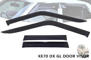 New Toyota Corolla KE70 KE72 KE75 DX GL Door Window Visor Guard Weather Shield - Foto 1 di 4