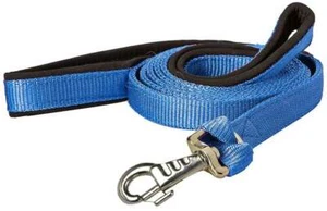 Nylon Padded Double Handle Dog Leash Warranted Replaceable Snap 1" X 6' - Picture 1 of 14