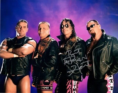 Bret Hitman Hart Firmado WWF 8x10 Lucha Libre Profesional Foto Luchador Fundación Hart Foto 1 de 4