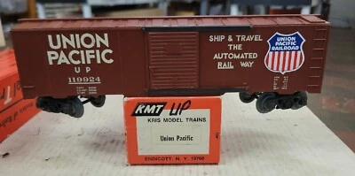 KMT, KRIS MODEL TRAINS, UP BOX CAR, #119924, Union Pacific RR. (13B) - Image 1 of 4