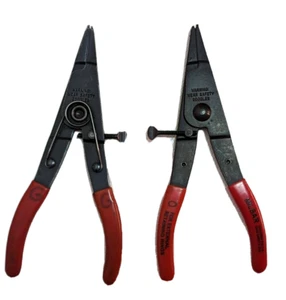 Lot of 2 Milbar Pliers External Retaining Rings 4R Adjustable USA Snap Ring Set - Picture 1 of 5