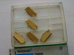 5 Widia twingroove M grooving inserts a=4mm TN200 ( 4.0 twin groove 4mm 4.0mm  - Picture 1 of 2