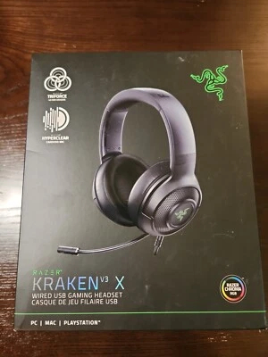 New Razer Kraken V3 X Wired Gaming Headset for PC,Mac PlayStation - Image 1 of 4